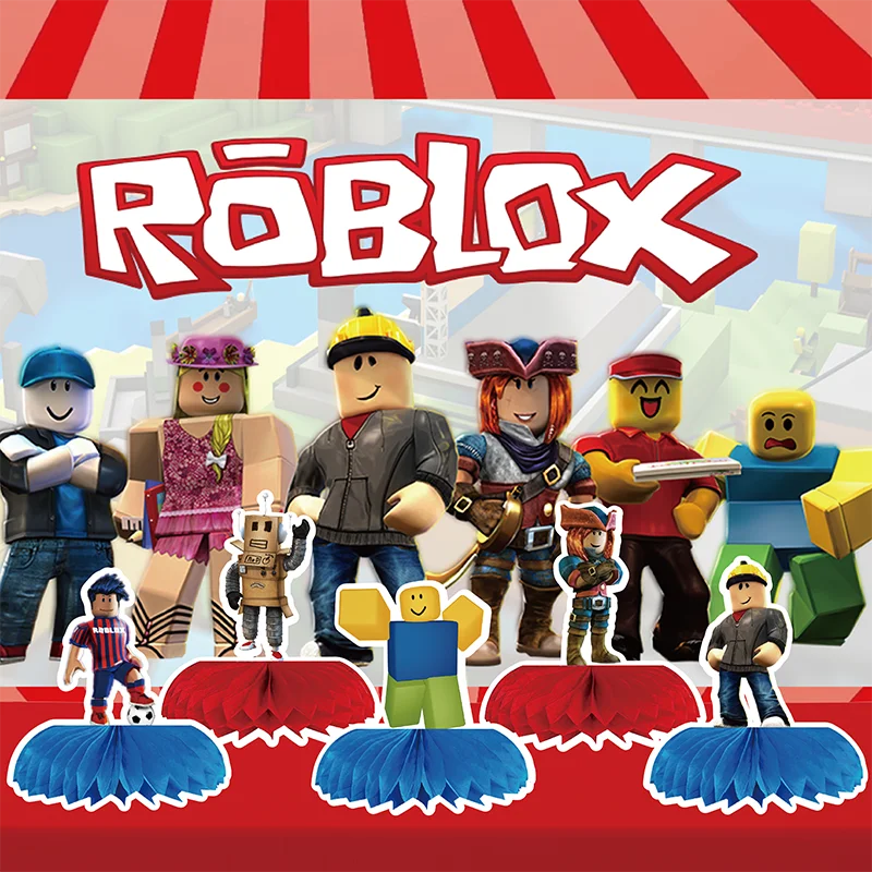 Party Games In Roblox - Decorazioni da tavolo a nido d'ape