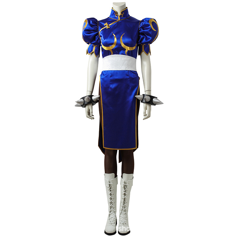 Party Games You Can Play - Costume Cosplay Chun Li Set Completo,