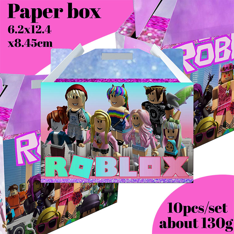 Party Games In Roblox - Scatole per bomboniere da gioco rosa