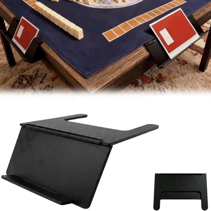 Party Games Adults Indoor - Portacarte Mahjong stampato in 3D, nero,