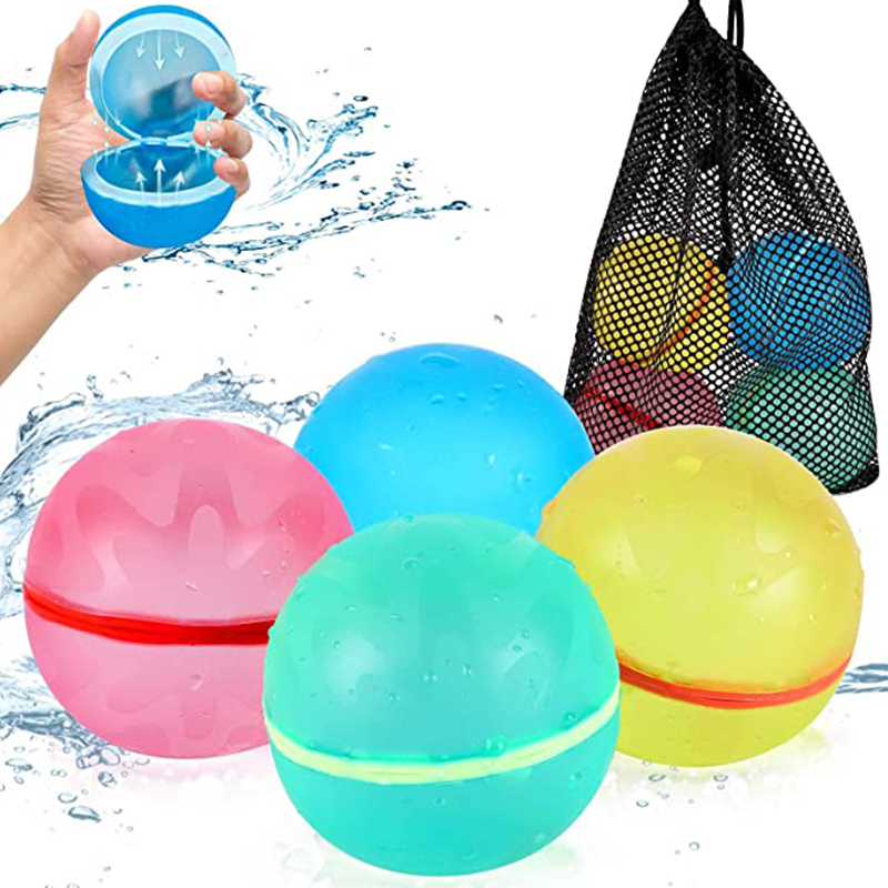Party Games Bomb - Bomba d'acqua riutilizzabile Palline antispruzzo Palloncini