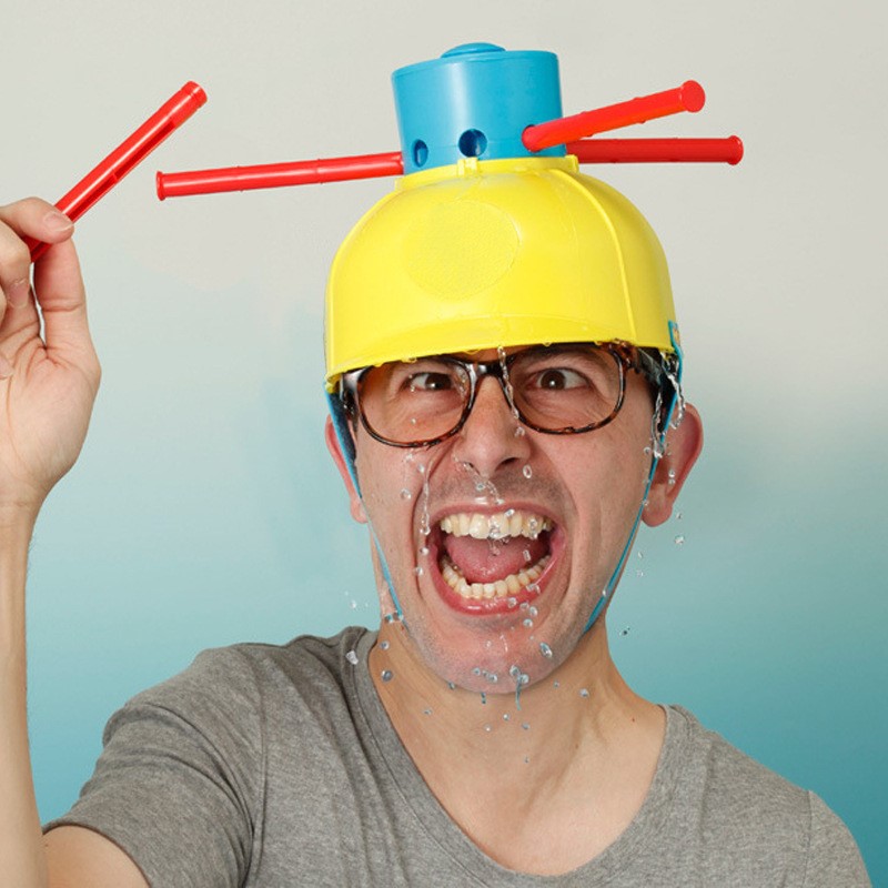 Party Games No Props - Cappello per Giochi d'Acqua, Accessorio per