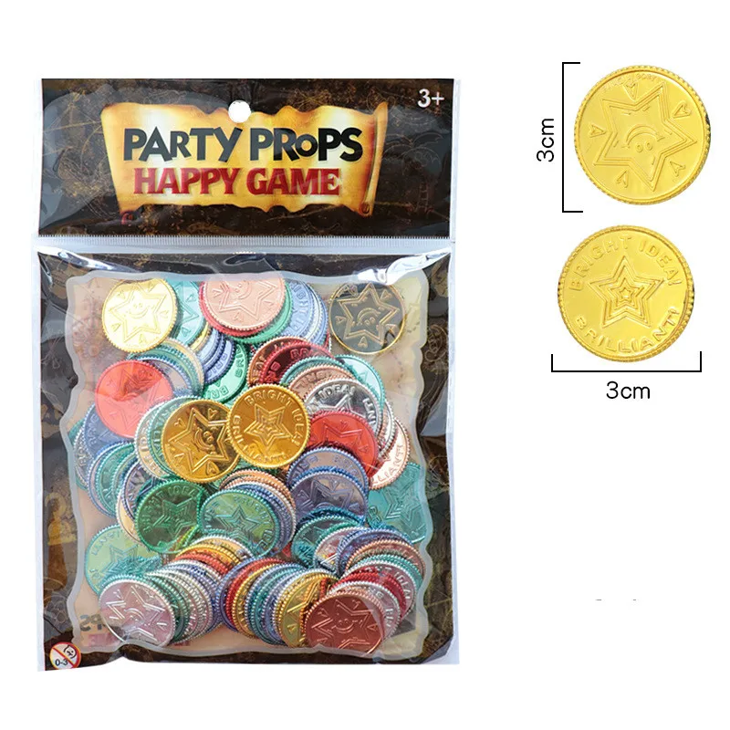 100 Pezzi Monete d'Oro Pirata  - Party Games No Props recensione e prezzo