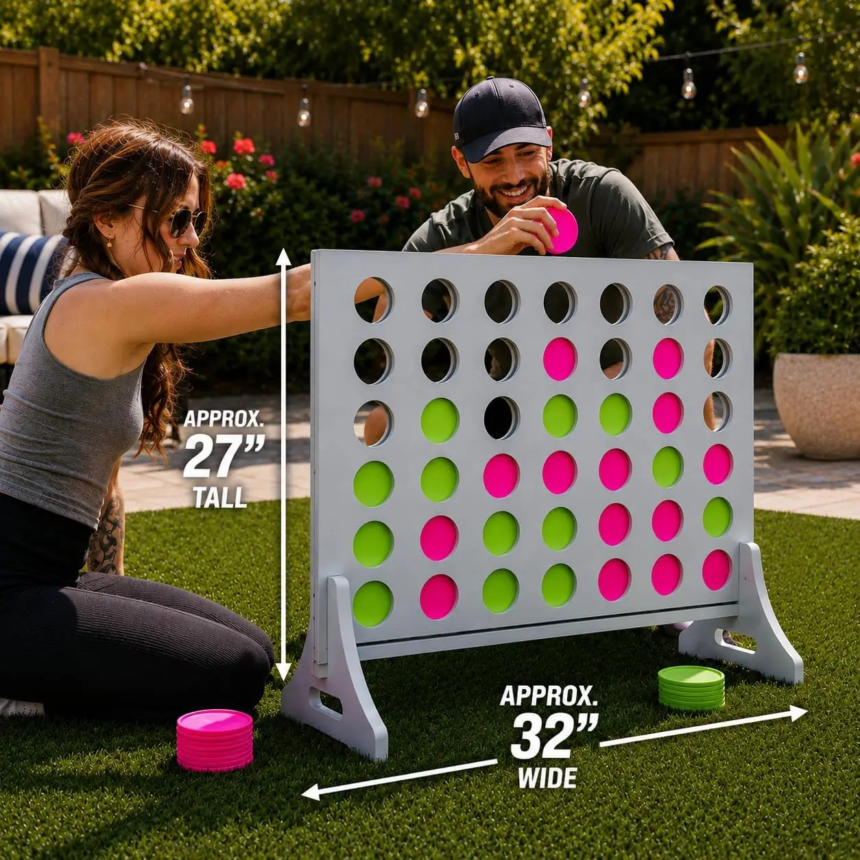 Gioco Gigante Quattro di Fila  - Party Games Adults Indoor recensione e prezzo