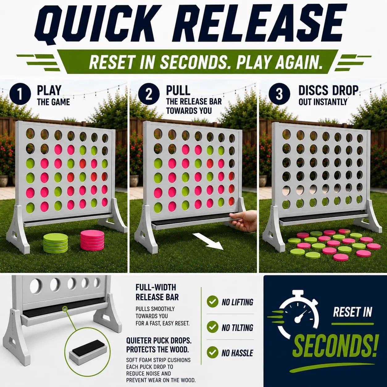 Gioco Gigante Quattro di Fila  - Party Games Adults Indoor recensione e prezzo