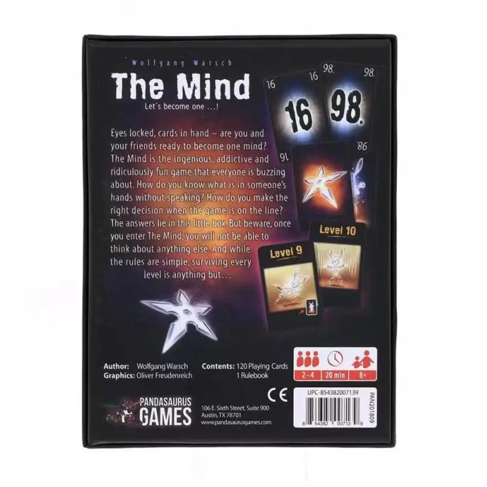 NUOVO Gioco di Carte The Mind, - Party Games Game recensione e prezzo