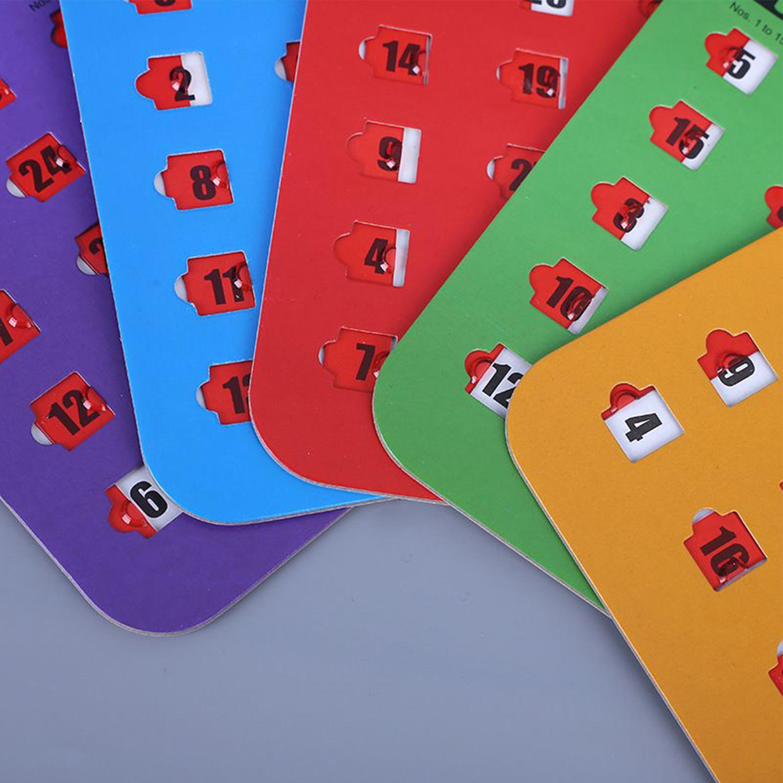 Set di 5 Cartelle da Bingo con - Party Games For Large Groups recensione e prezzo